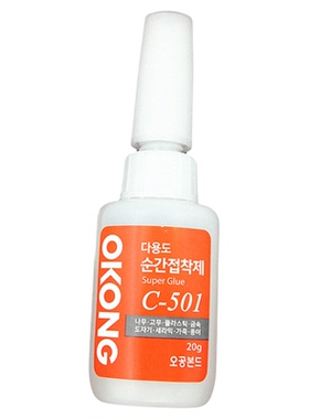 胶水501强力胶皮绳钢丝绳粘扣头