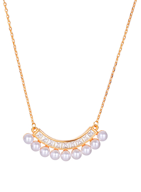 微笑珍珠项链女款轻奢