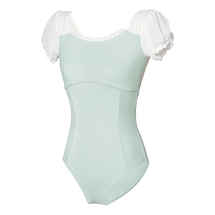 成人舞蹈服女秋冬新款芭蕾舞练功服女生体服短袖形体高胯体操服