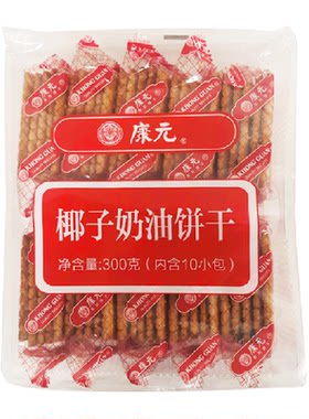 康元椰香酥性饼干儿时的味道300g
