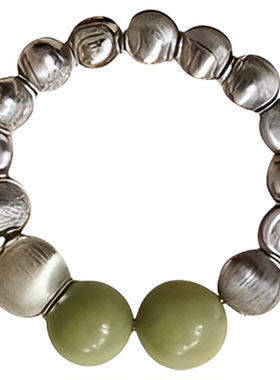 「时系列」日出藏香珠绿色手链