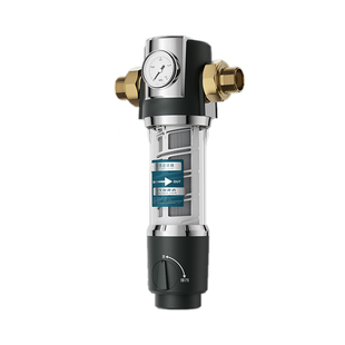 KMSH自来水前置过滤器自动反冲洗家用全屋中央净水器铜316L不锈钢