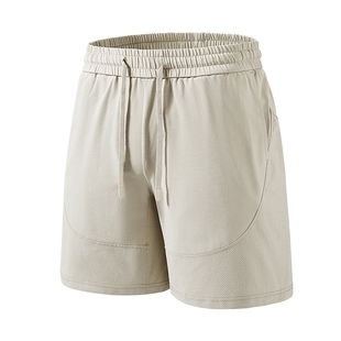 班尼路S&K系列浅卡其潮流裤子男款2026夏季新款防晒抑菌男士短裤A