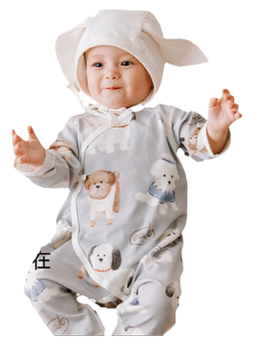 oakfamily爬服长袖婴儿衣服