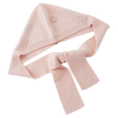 羚荌渼冬季保暖连帽一体围巾