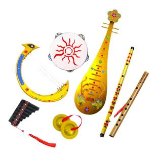 唐宫夜宴图乐器琵琶箜篌横笛排笛儿童敦煌舞蹈表演出拍摄cos道具