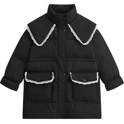 爱法贝中长款女童羽绒服