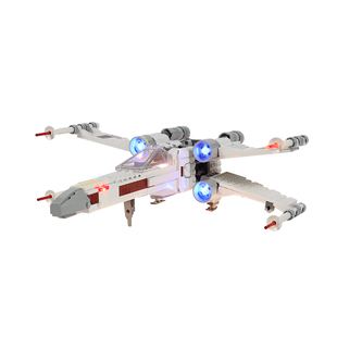 BrickBling适用于乐高75301卢克天行者的X翼战斗机积木灯饰灯光组