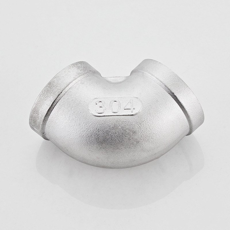 304不锈钢90度内丝弯头内牙内螺纹弯头316水管丝扣 90°Elbow F-F