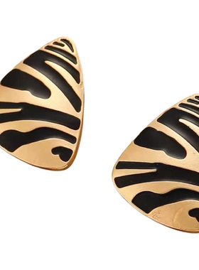 新款复古高级感条纹镀金项链