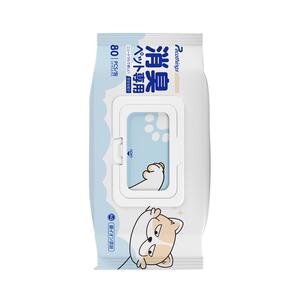 包装日本pecothings宠物湿巾纸