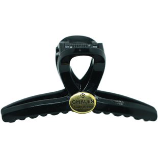 小香风~高级感金标亚克力抓夹2024新款气质后脑勺鲨鱼夹中号发夹