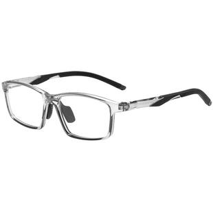 超轻近视眼镜男款潮可配度数运动休闲TR眼镜框男士专业防脱近视镜