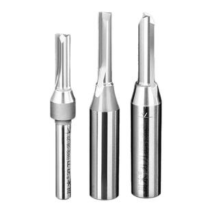 T001TCT直刀1/2柄川木刃刀数控雕刻机开料机刀具开槽打孔木工刃具