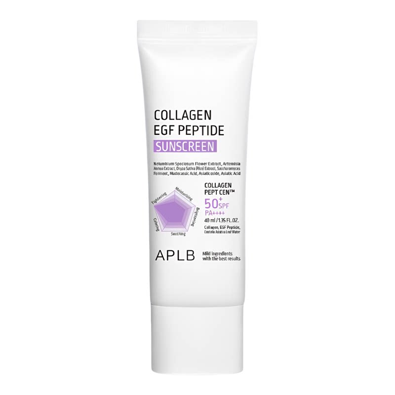 APLB 胶原蛋白EGF胜肽细胞更新防晒霜积雪草舒缓SPF50+PA++++40ml
