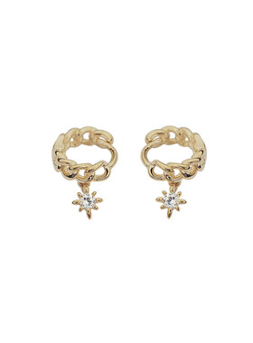 jinjewelry14k纯金麻花小耳骨环