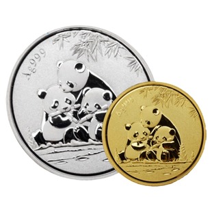 999纯足银熊猫原创设计纪念章银币投资收藏公司企业定制纪念章