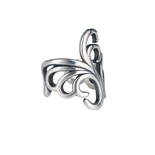 YUKI纯银耳夹潮男女唐草无耳洞耳廓耳骨夹INS小众设计感情侣饰品