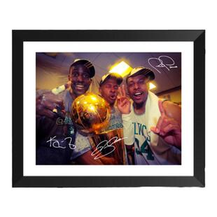 凯尔特人三巨头典经相框篮球酒吧装饰 欧文球迷礼物摆件照片