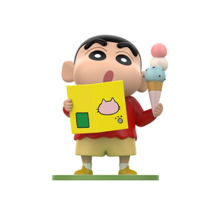 正版蜡笔小新周末系列盲盒周边手办可爱公仔玩偶摆件生日礼物女生