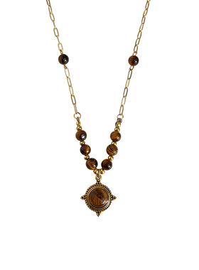 秋冬美拉德虎眼石串珠叠戴