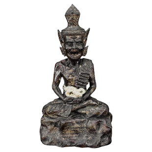 泰国佛牌真品 龙婆卡隆 2551年 狮虎鲁士爷供像 鲁士供奉型