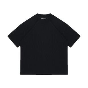 TOPTIER BRO 230g索罗娜凉感宽松T恤男小领口纯色打底衫短袖上衣