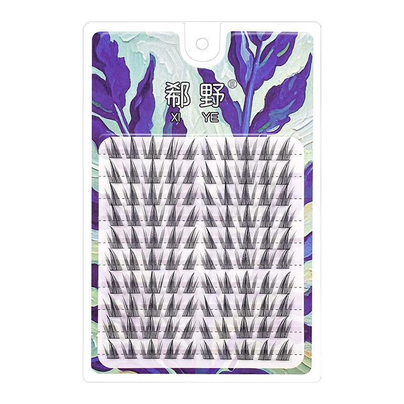 胶水款假睫毛细黑梗太阳花自然