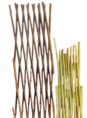 【伸缩竹篱笆栅栏】耐腐防蛀爬藤