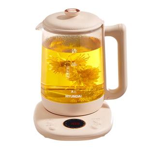 韩国HYUNDAI养生壶家用多功能全自动烧水壶煮茶壶玻璃电炖煮茶器
