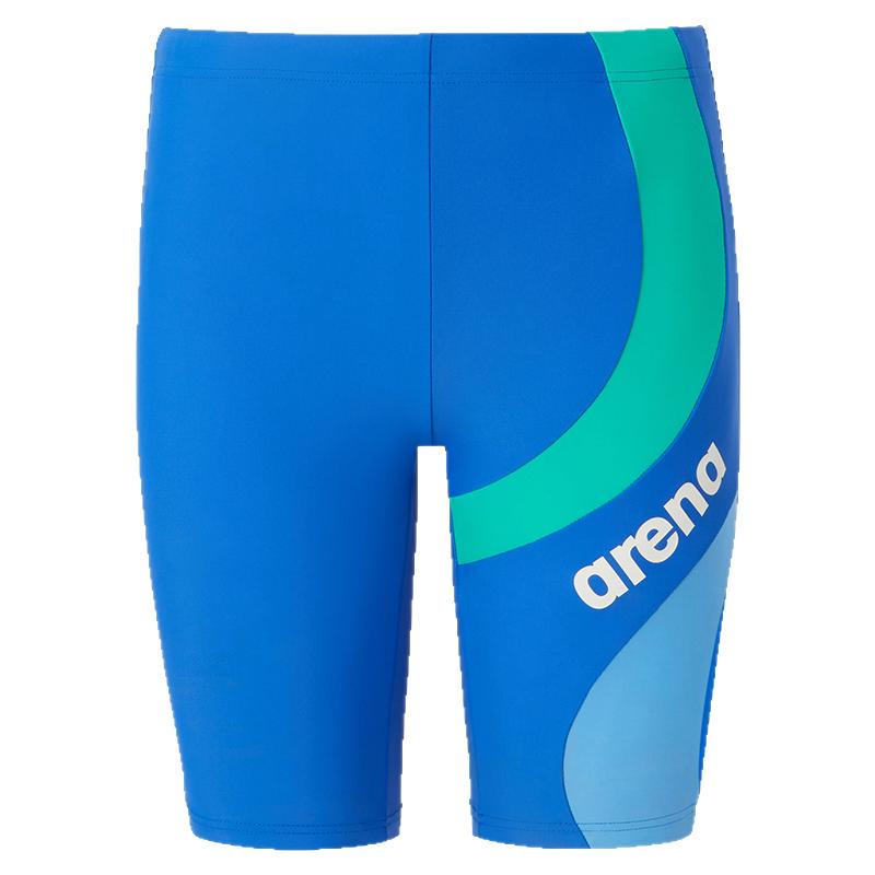 arena儿童撞色五分泳裤