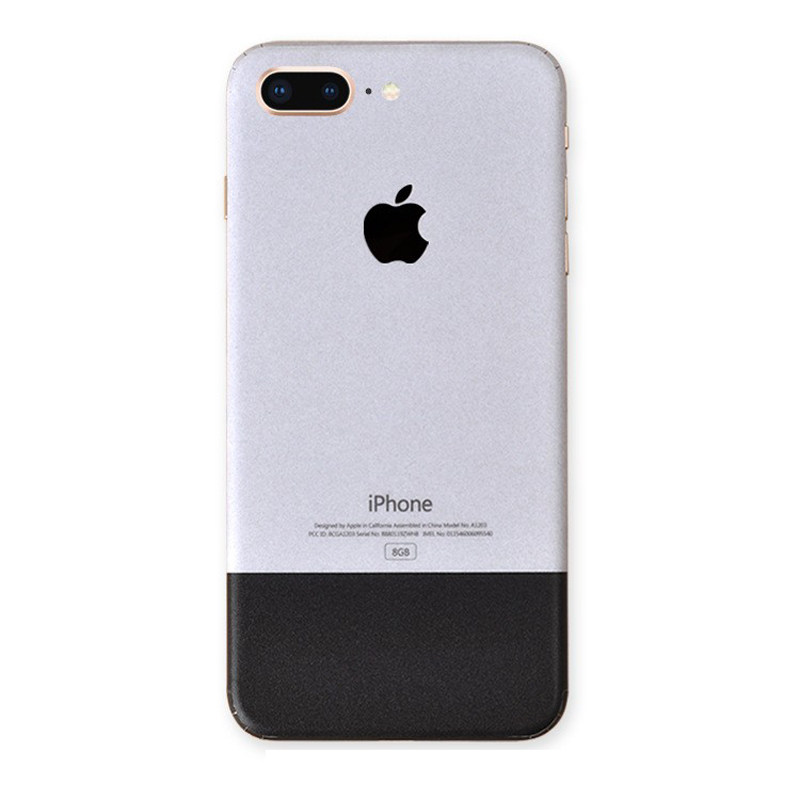 妤捷适用于iphoneXR背膜全包手机7改色8plus伪装1代XSMax贴膜彩膜