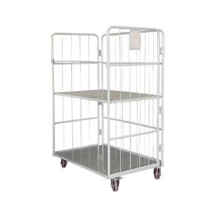 爱尔发移动物流台车折叠仓储笼车仓储周转搬运装卸车快递筐周转车