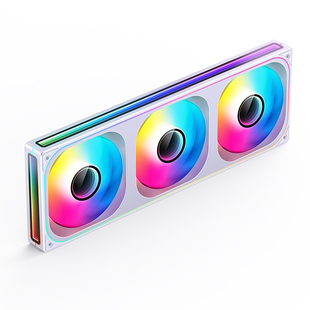 乔思伯ZB360积木风扇ZA360BR连体ARGB电脑360冷排240散热机箱风扇