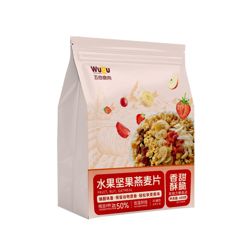 水果坚果烘焙燕麦片非油炸混合谷物脆即食营养冲泡早餐代餐饱腹感