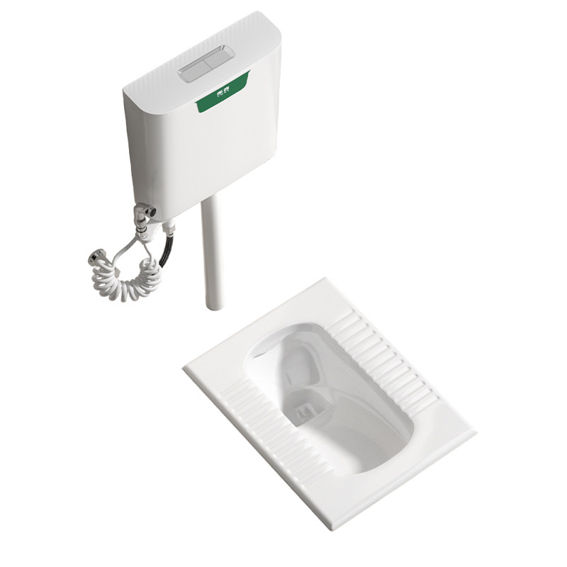家用陶瓷蹲水器防臭卫浴蹲便器