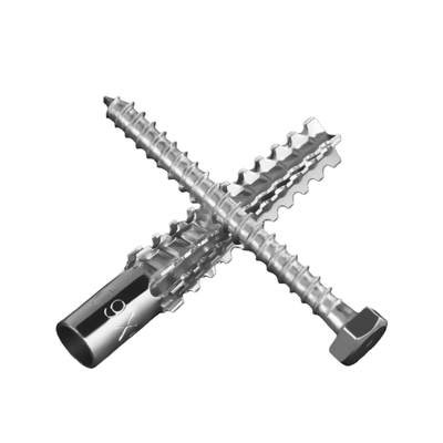 金属铁膨胀管代替塑料胶塞锯齿铁胀塞6mm8mm膨胀螺丝加固自攻丝