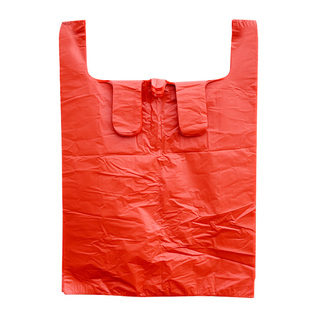 大号背心袋加厚红色塑料袋子收纳袋服装打包袋搬家方便袋手提胶袋