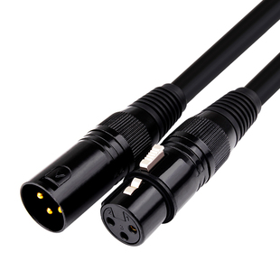 卡农线公对母XLR功放麦克风连接线话筒音频卡侬调音台音响平衡线