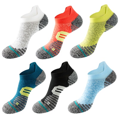 短筒运动袜子男士毛巾底防滑透气