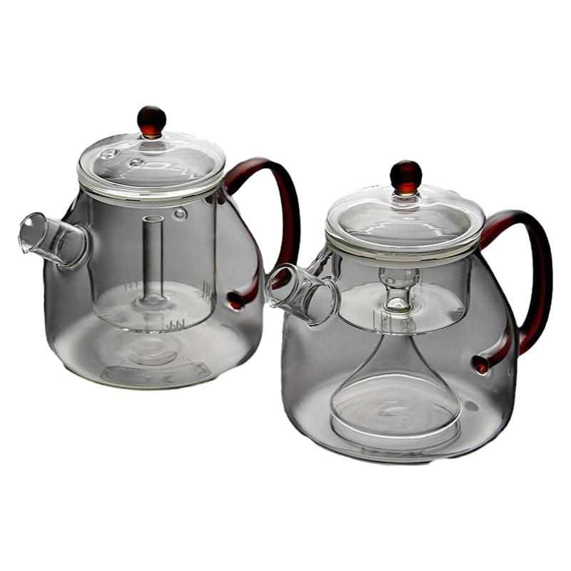 电陶炉耐热玻璃蒸茶壶煮茶器蒸汽煮茶壶黑茶普洱烧水壶泡茶壶家用