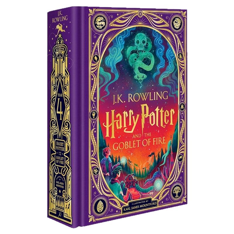 2025年新品第四部 哈利·波特与火焰杯精装(互动插图版)Harry Potter and the Goblet of Fire 英文原版魔法科幻小说 JK罗琳