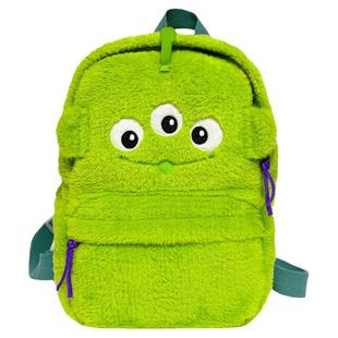 可爱三眼仔包包苏利文毛怪背包双肩包卡通儿童书包女大学生毛茸茸