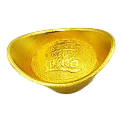 元宝金元宝银元宝大小号实心合金复古袖珍小元宝供奉用品家居摆件