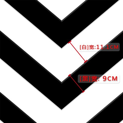 现代简约黑白横条纹波浪餐厅3D背景立体客厅纸墙纸理发墙壁服装店