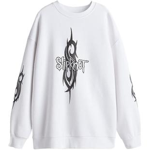 【Slipknot 活结乐队】HM女装卫衣冬季印花宽松美式卫衣1227731