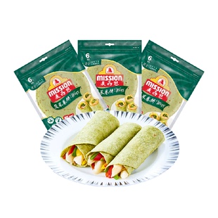 麦西恩菠菜卷饼健康营养方便早餐速食简餐主食8面饼270g*3袋食品
