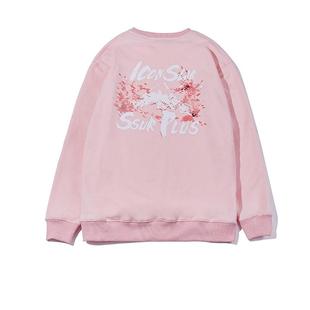 SSUR PLUS联名ICONSLAB水墨富士山圆领卫衣男女情侣潮牌