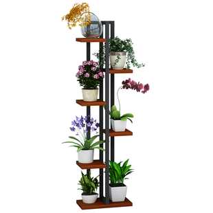 花架子客厅落地式铁艺多层室内多肉绿萝阳台可移动花盆挂架置物架