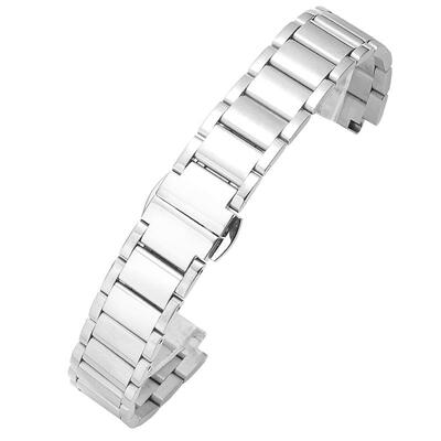 亨诺versusversus精钢手表带真皮